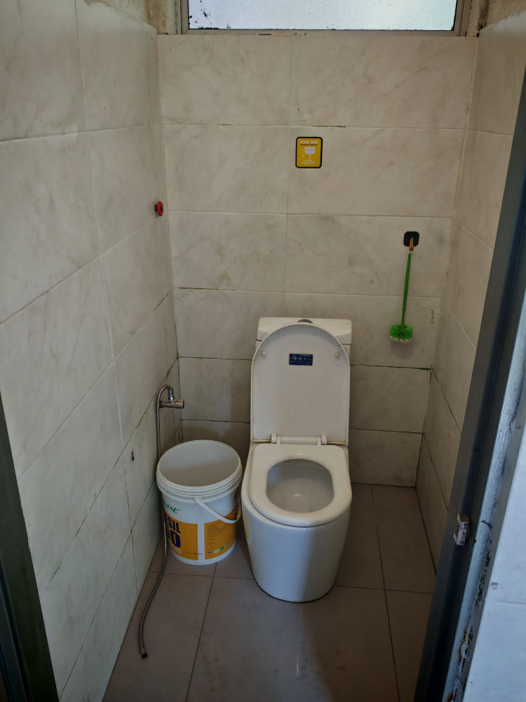 Clean toilet bowl